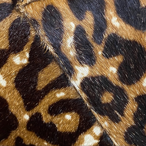 JEFFREY CAMPBELL Lita Fur Leopard Platform Boots Size 6 - Picture 13 of 16